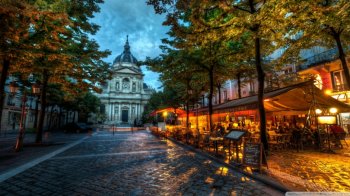 城市美丽的雪景图片 美丽国外著名建筑城市风光图片桌面壁纸高清