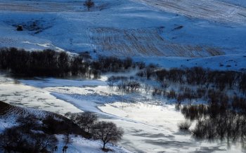 冬季雪景男图片大全 唯美冬季雪景图片桌面壁纸