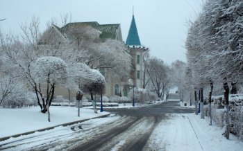 冬天哈尔滨雪景图片 哈尔滨冬天雪景桌面壁纸