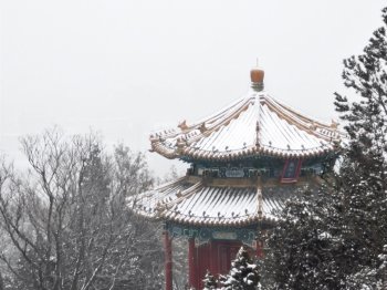 雪景街景唯美图片 北京故宫雪景唯美风景电脑桌面壁纸图片下载