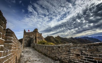 长城雪景高清图片 中国伟大的万里长城高清摄影图片桌面壁纸