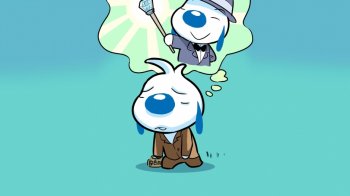 辛巴狗神经语录宽屏卡通壁纸