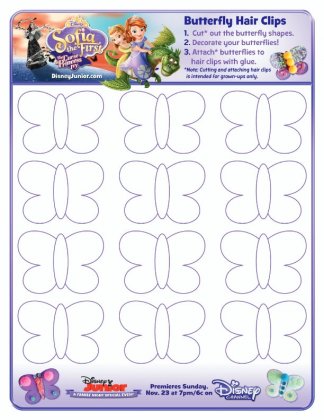 小公主苏菲亚填色卡