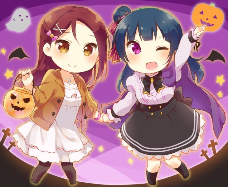 日本可爱卡通美女图片素材