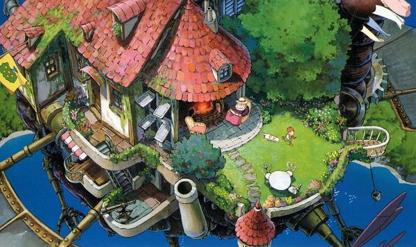 宫崎骏动漫哈尔的移动城堡图片