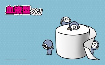 萌萌哒血型君电脑壁纸