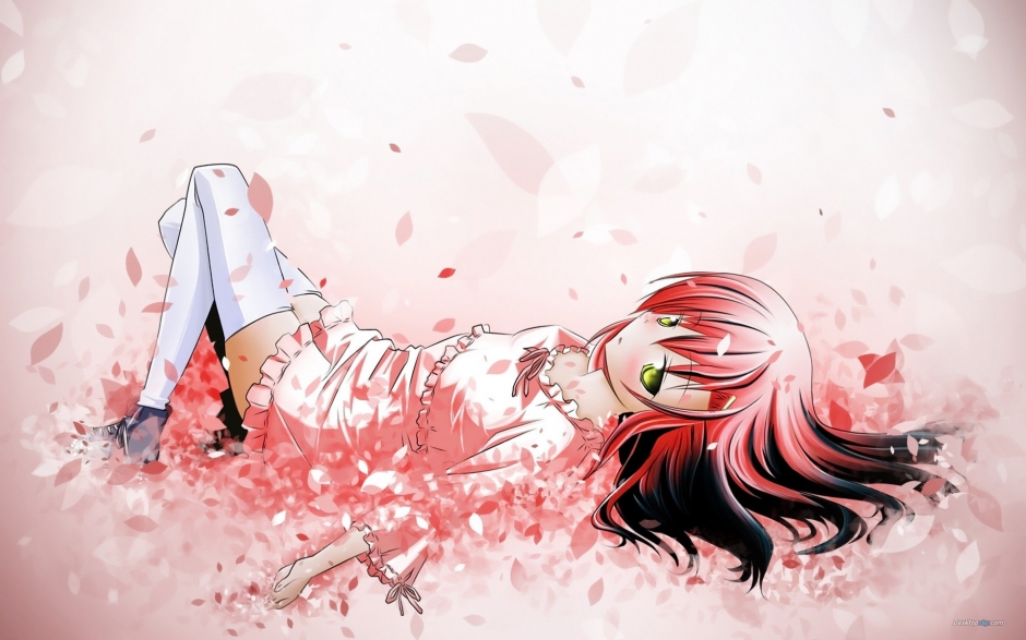 《桂雏菊》动漫美女电脑壁纸