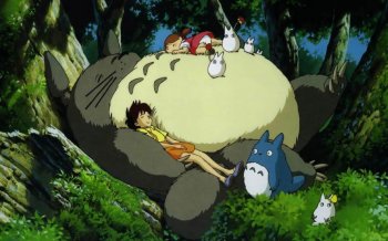 宫崎骏经典动漫可爱龙猫壁纸高清图片