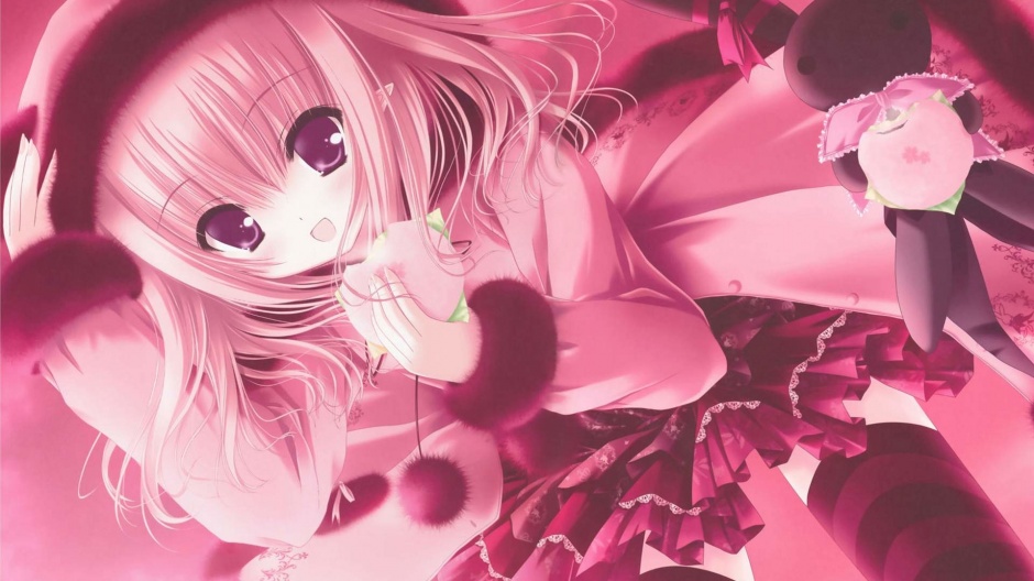 月夜的奶酪清纯萝莉唯美动漫壁纸