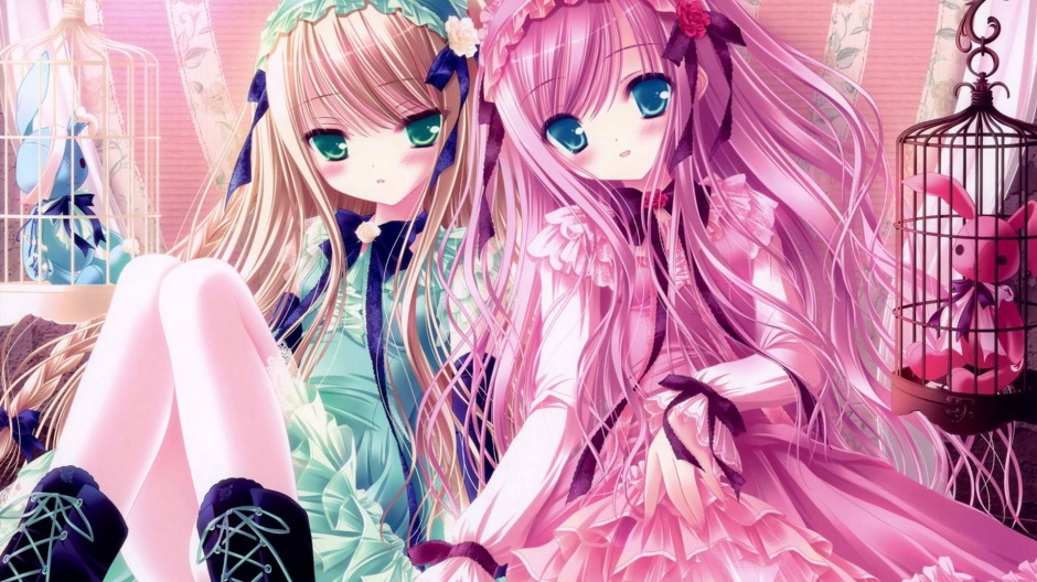 月夜的奶酪清纯萝莉唯美动漫壁纸