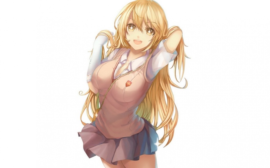 超软的长发可爱动漫妹子图片