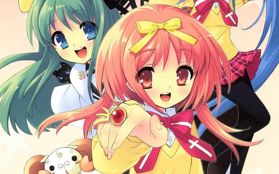 超软的长发可爱动漫妹子图片