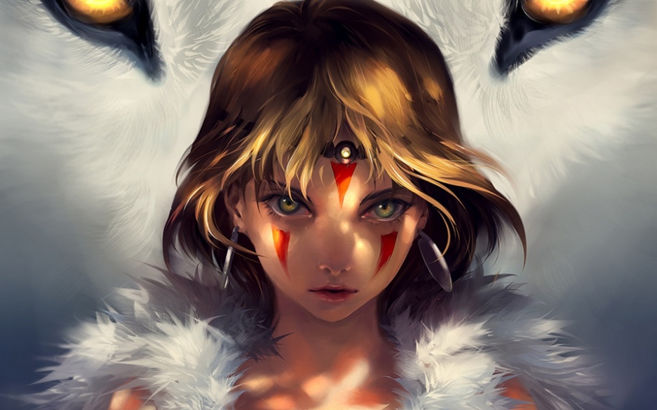 经典动漫宫崎骏幽灵公主壁纸