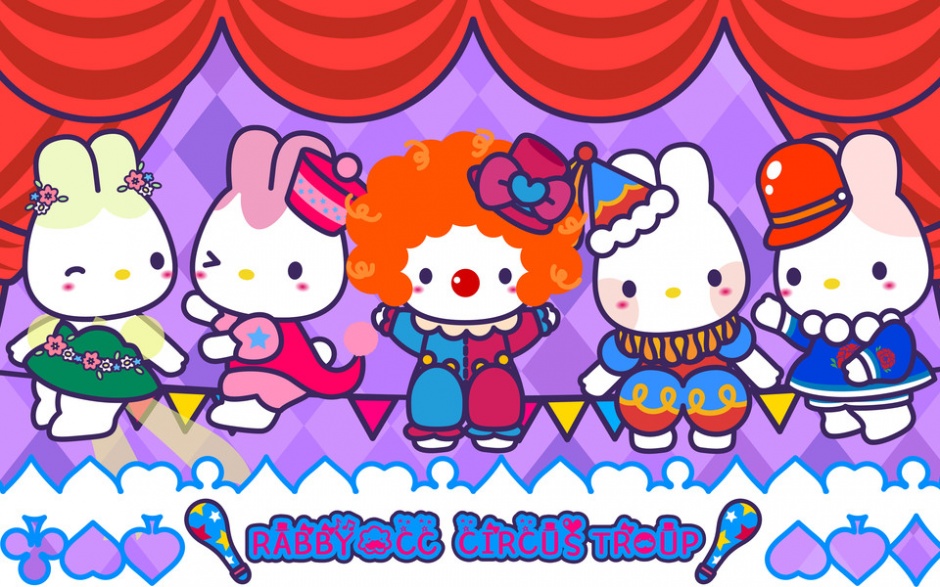 马戏团里的hello kitty壁纸