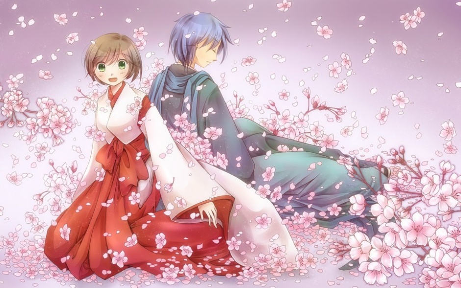 唯美动漫萌妹初音未来电脑壁纸