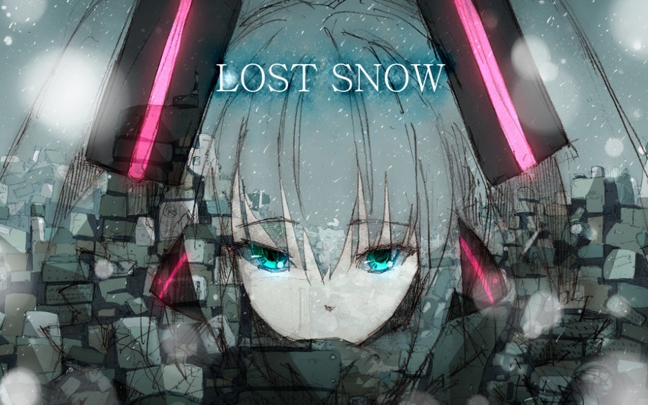 唯美动漫萌妹初音未来电脑壁纸