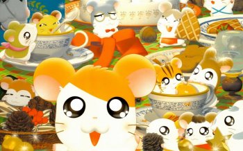 经典动漫黄金鼠哈姆太郎壁纸