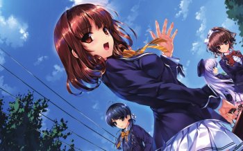 日本AVG动漫学生萌妹壁纸