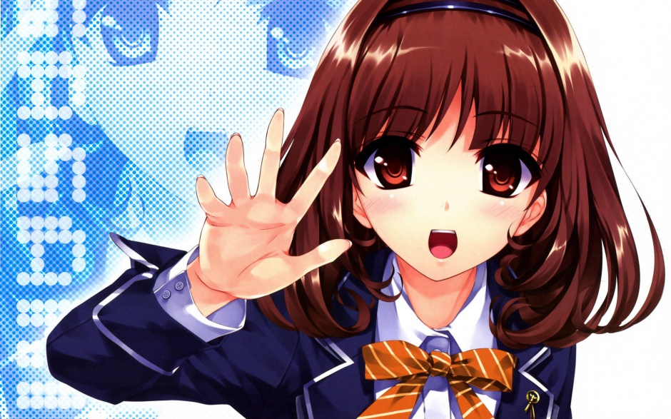 日本AVG动漫学生萌妹壁纸