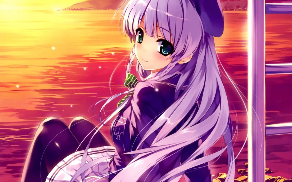 日本AVG动漫学生萌妹壁纸