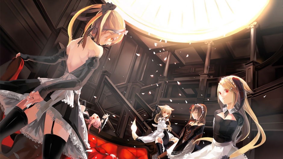 优美的动漫女仆图片赏析