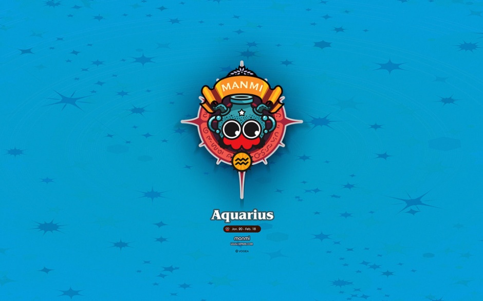 12星座可爱动漫桌面壁纸