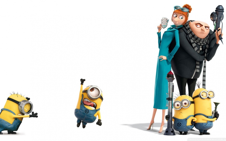 可爱卡通卑鄙的我桌面壁纸