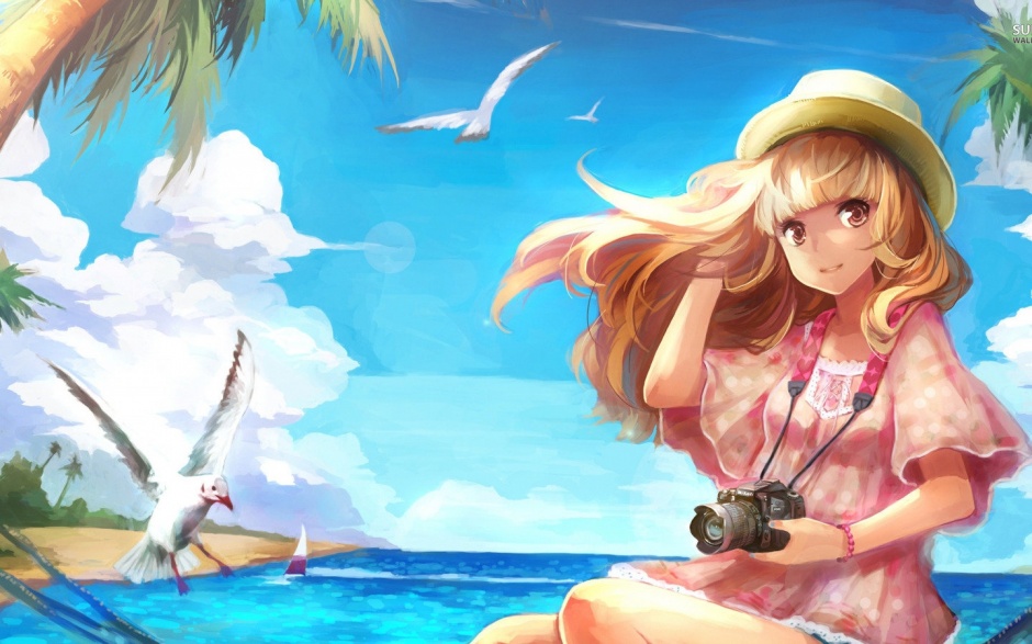 小清新日本动漫美少女壁纸