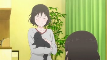 《她和她的猫》高清唯美动漫图片