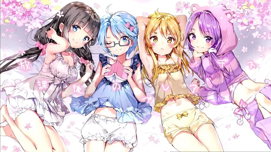 日本动漫《放学后的昴星团》少女壁纸图片