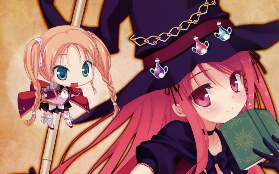 魔女的花园可爱少女动漫壁纸