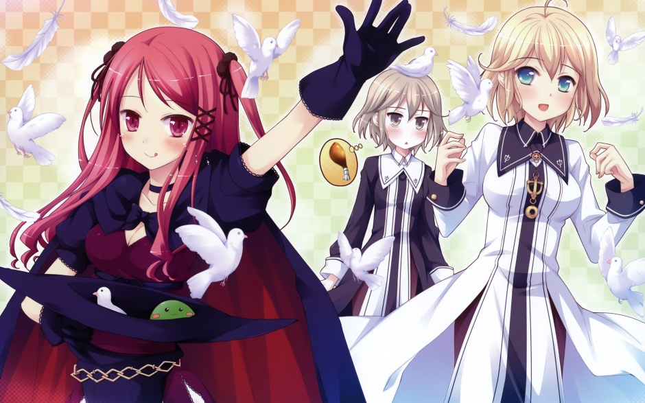 魔女的花园可爱少女动漫壁纸