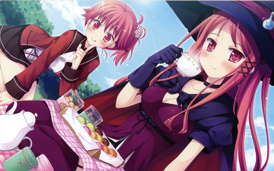 魔女的花园可爱少女动漫壁纸