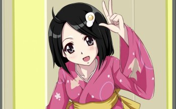 《物语系列》可爱呆萌女生动漫壁纸