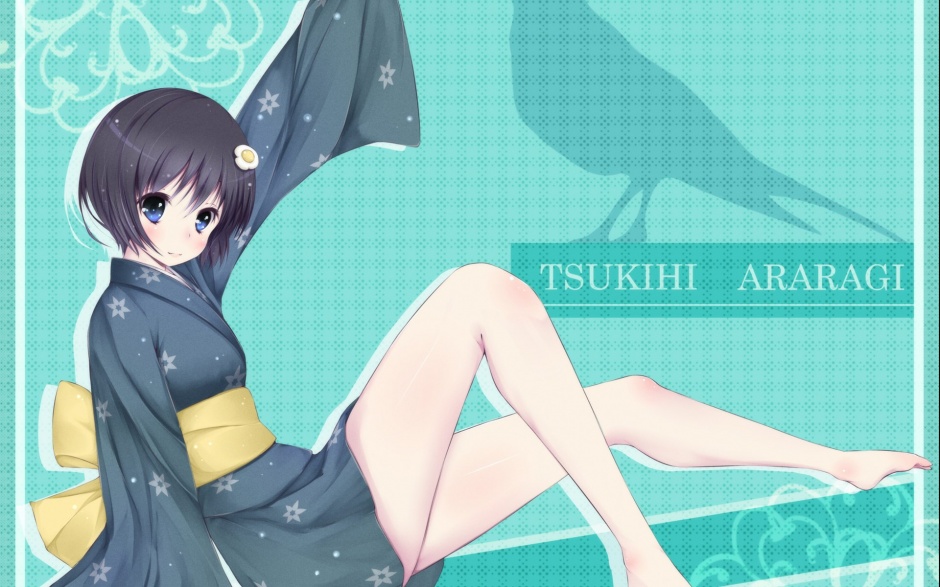 《物语系列》可爱呆萌女生动漫壁纸