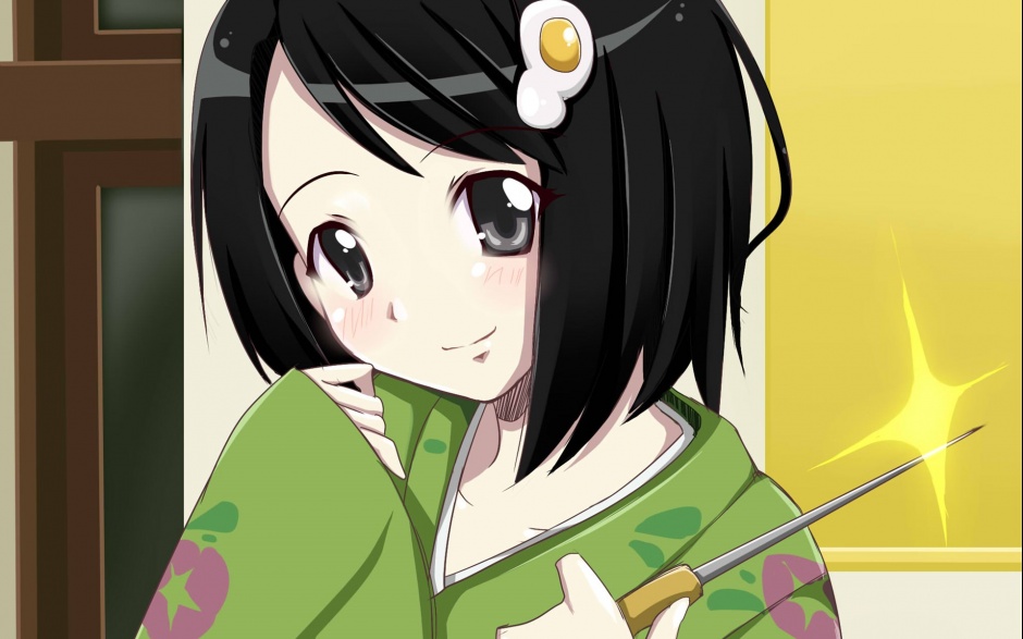 《物语系列》可爱呆萌女生动漫壁纸