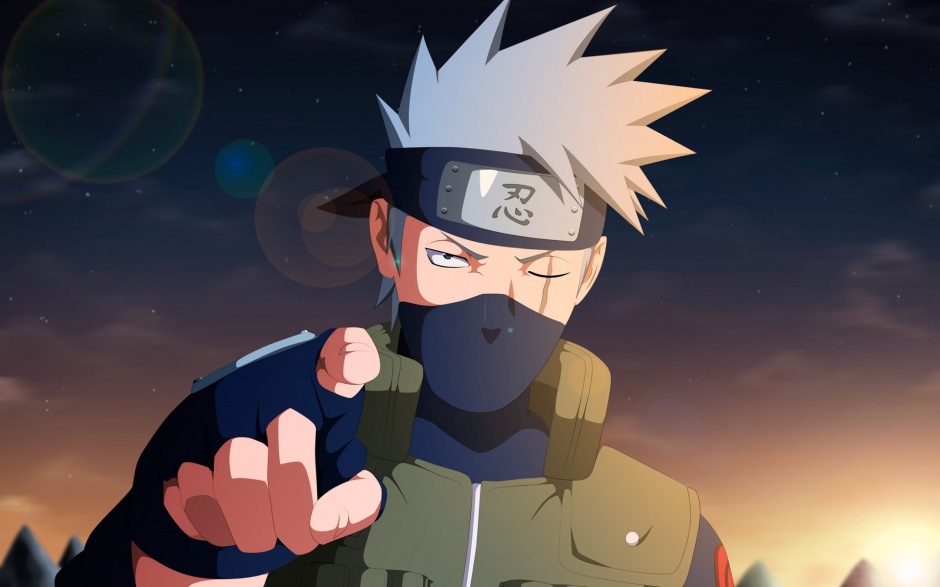 《火影忍者》卡卡西帅气动漫壁纸