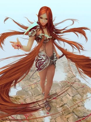 风情万种诱惑无限！老外眼中的性感女战士