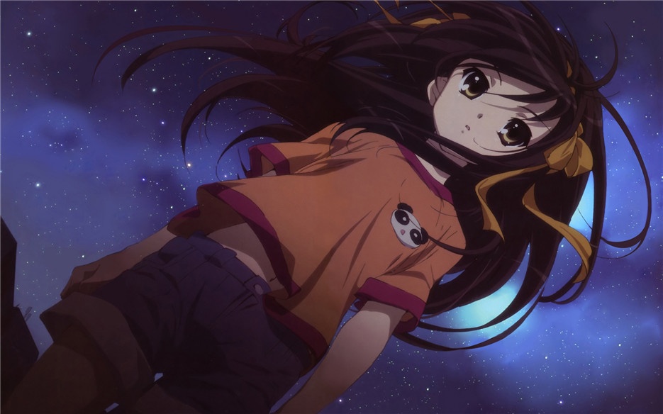 动漫萌妹凉宫春日高清壁纸