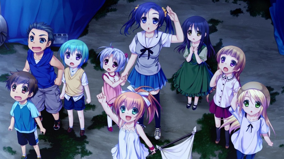 郊游的正太萝莉高清图片