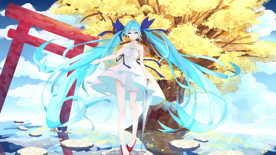 大神彩绘初音未来图片壁纸