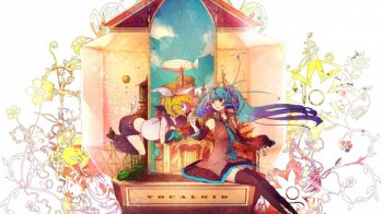 超萌的二次元手绘初音未来图片