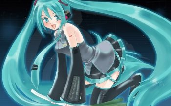 可爱萌妹初音未来动漫壁纸