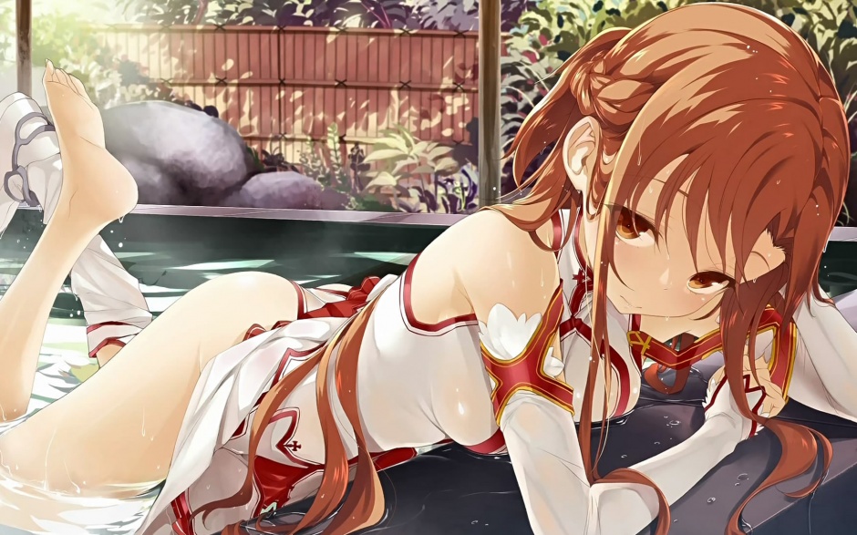 热血动漫刀剑神域亚丝娜高清壁纸