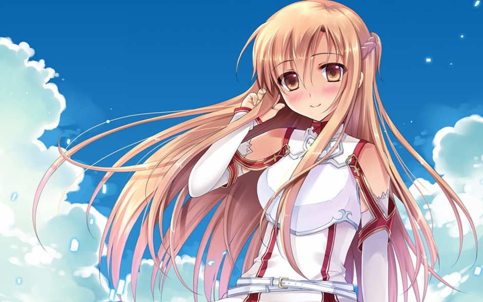 热血动漫刀剑神域亚丝娜高清壁纸