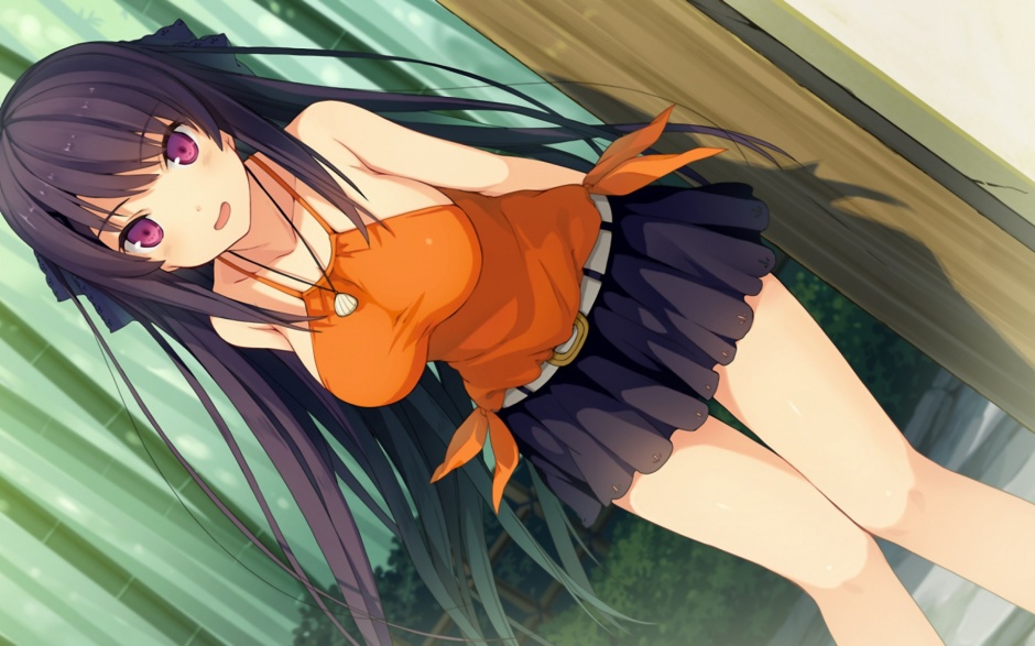 唯美动漫萌妹鸢泽美咲壁纸