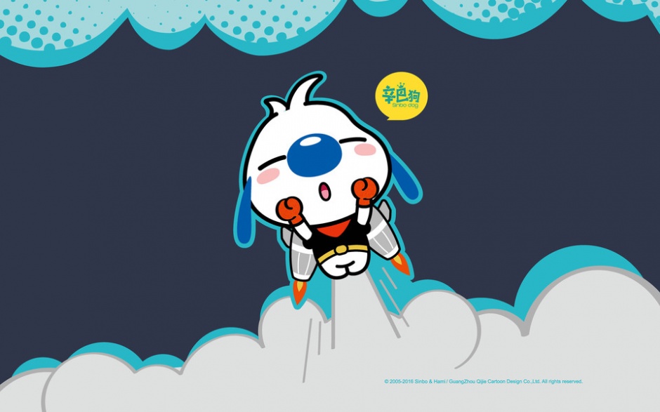 俏皮萌主辛巴狗图片桌面壁纸