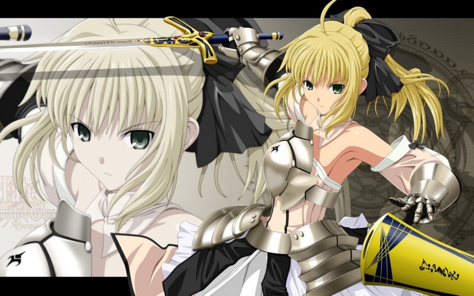 超帅的吾王saber高清壁纸