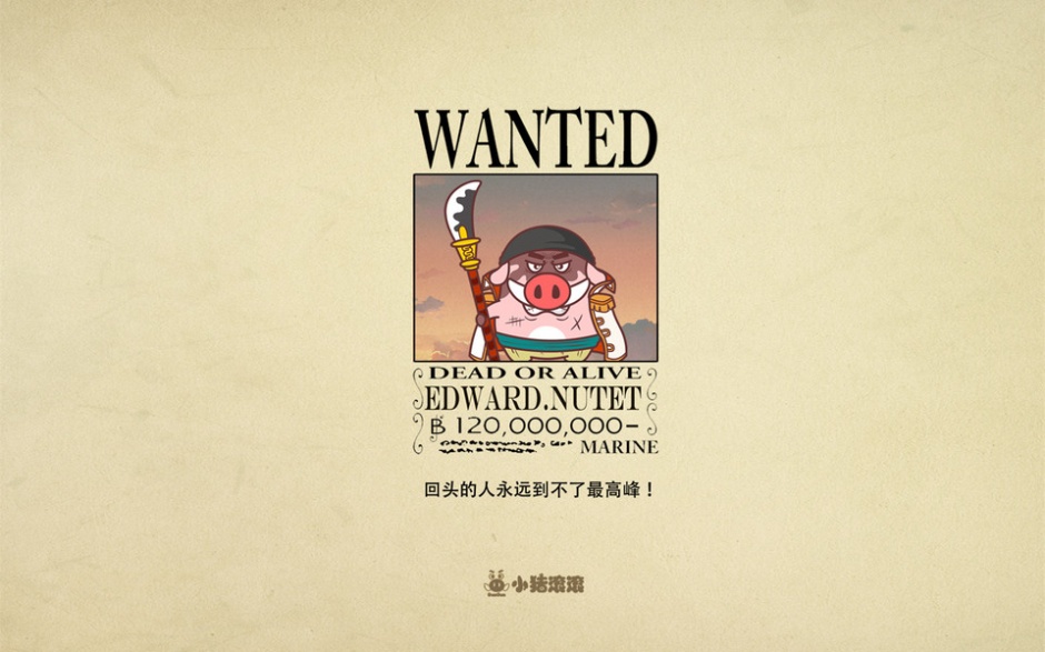 小猪滚滚cos海贼王图片