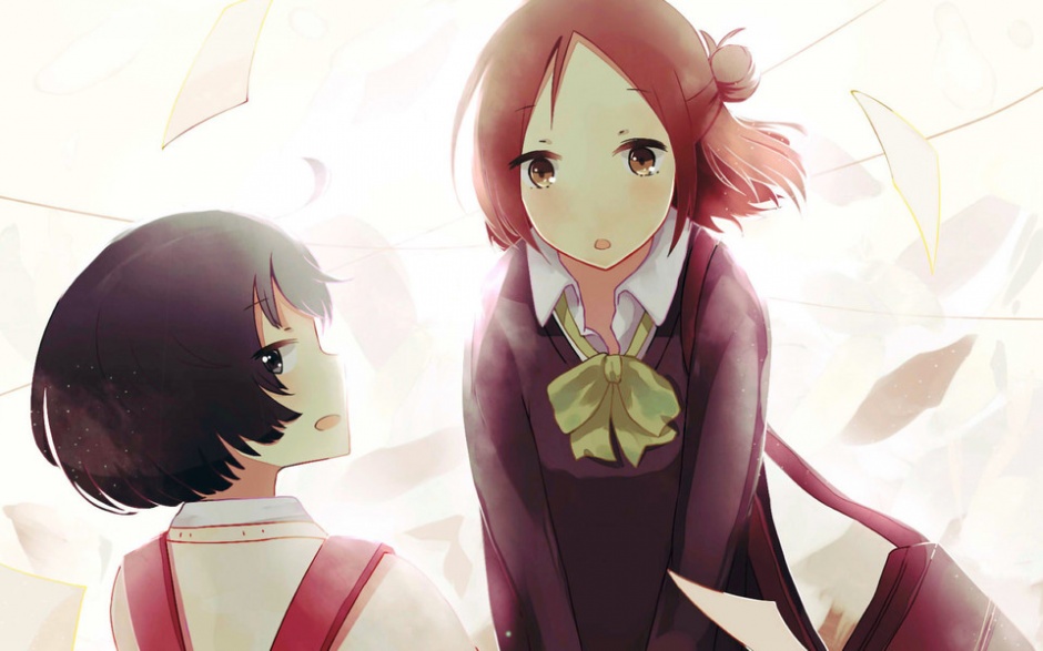 超清纯的动漫情侣高清壁纸